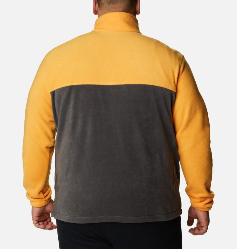Men's Columbia Steens Mountain 2.0 Full Zip Fleece Jackets Mango / Black | Plus Size CA-GCL46